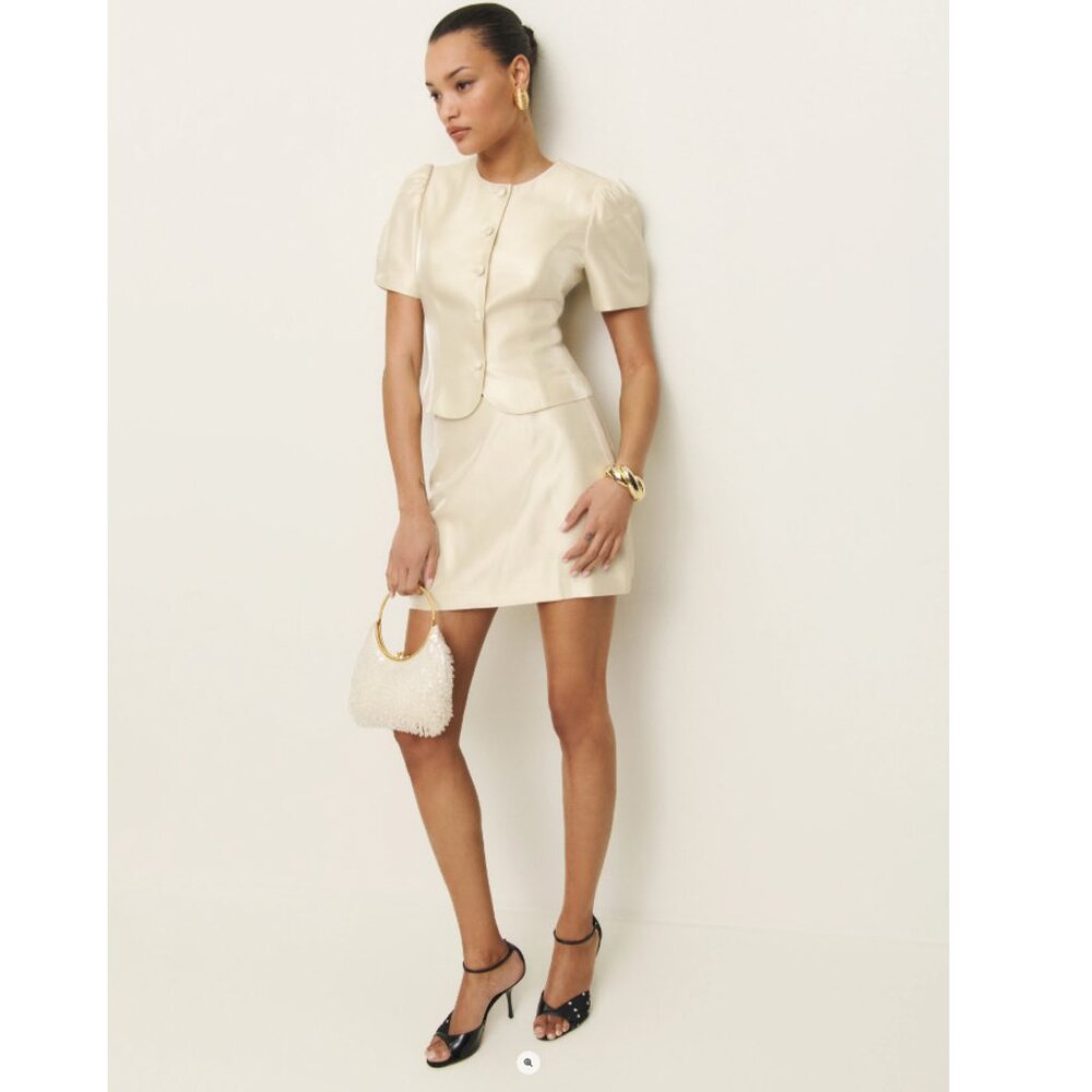 Reformation Mika Two Piece - Cream - Picture 4 of 8